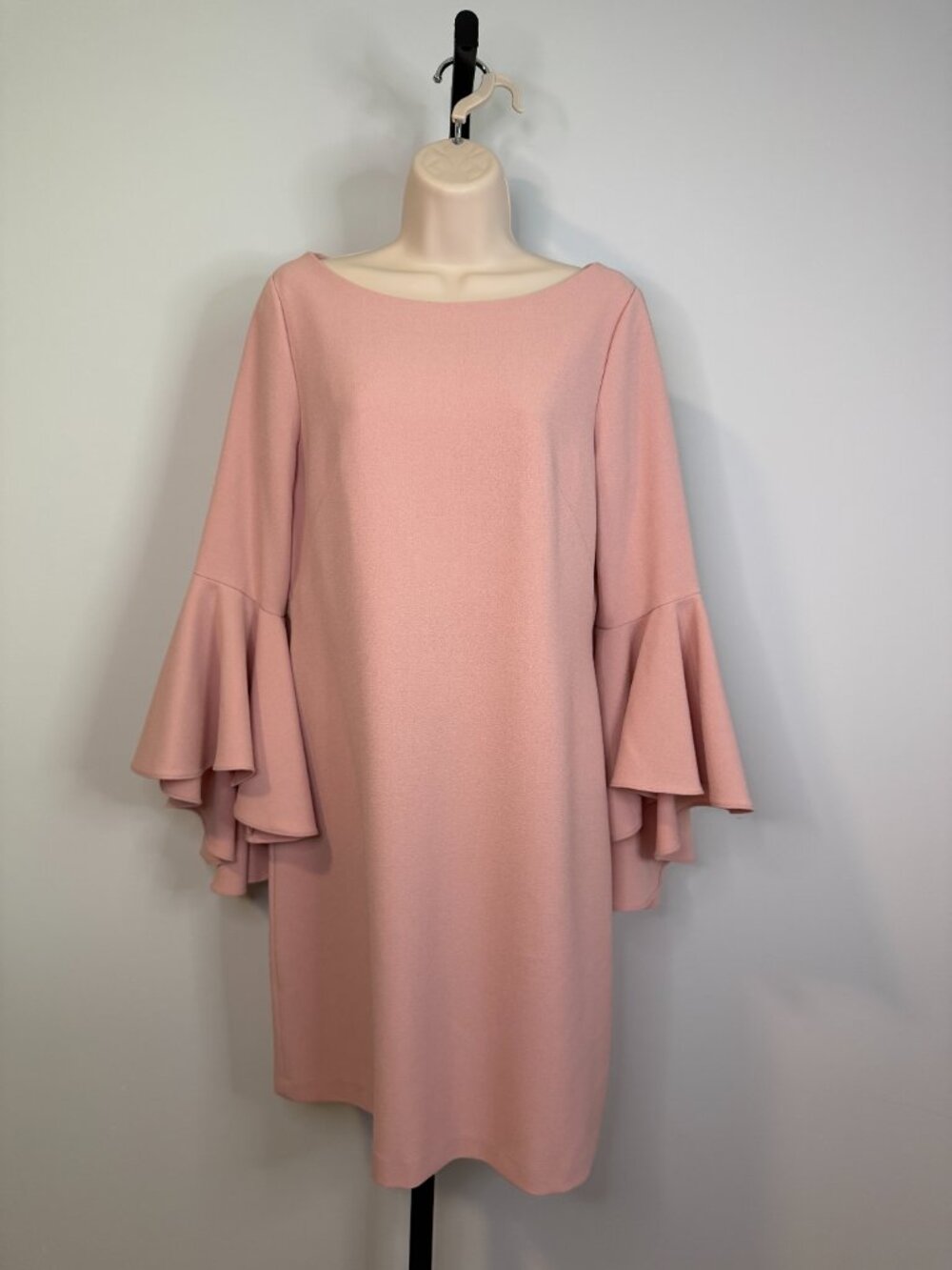 Eliza J Pink Bell Sleeve Shift Dress - Size 8